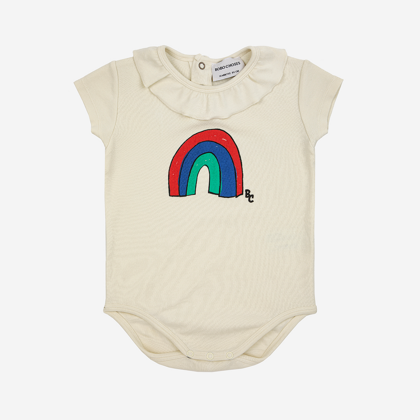 BABY RAINBOW RUFFLE COLLAR BODY