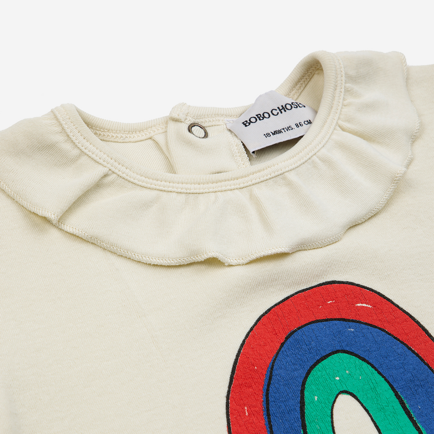 BABY RAINBOW RUFFLE COLLAR BODY