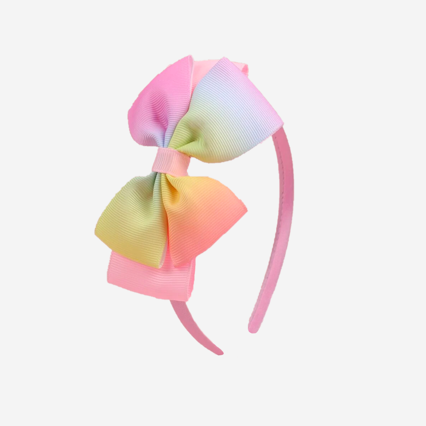 COLORED BOW HEAD BAND