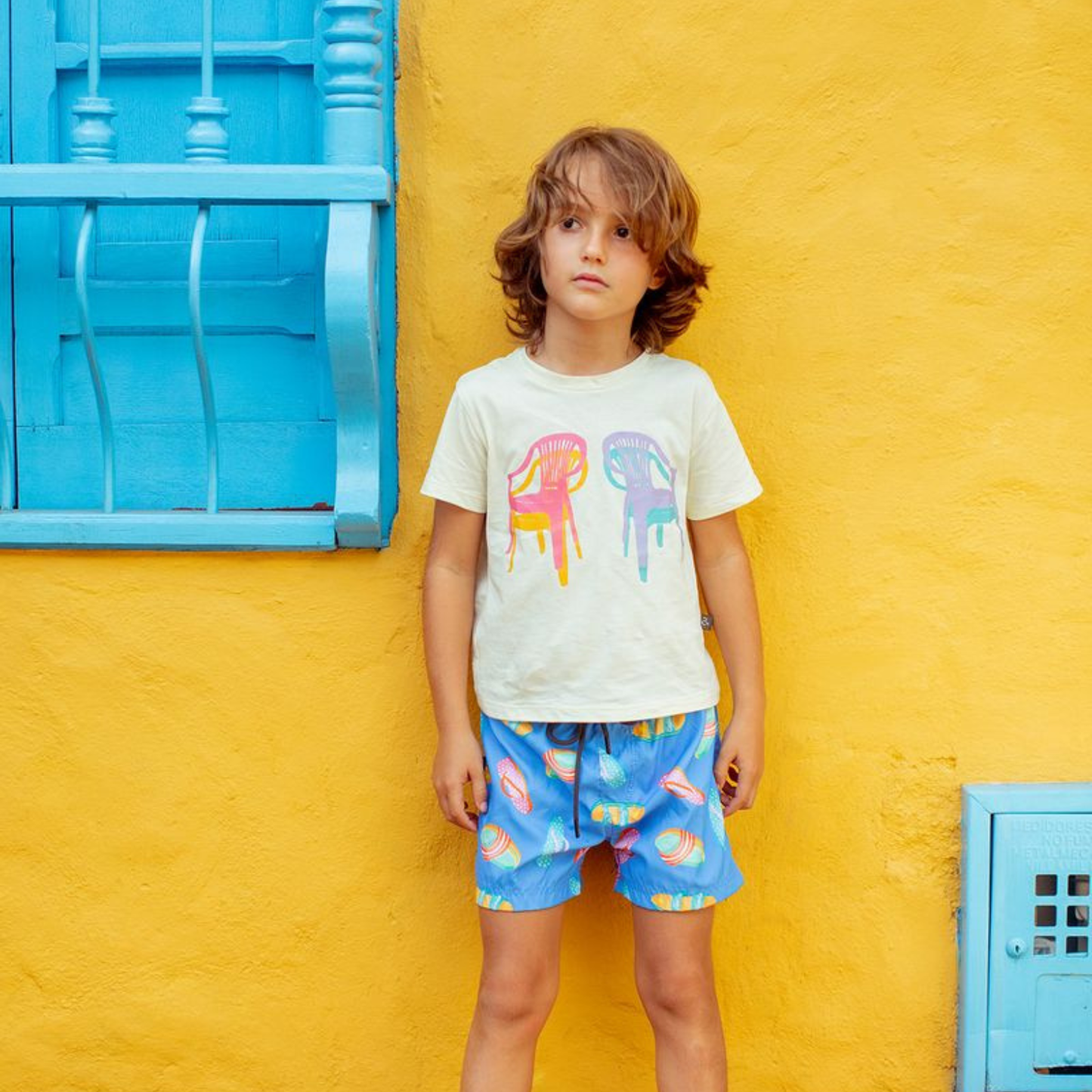 CHANCLAS AZUL SWIMSHORTS