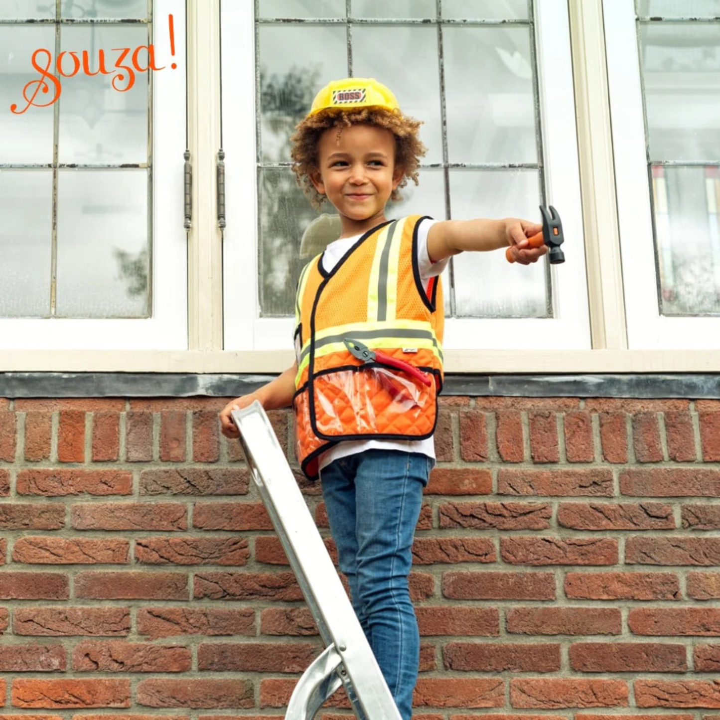 CONSTRUCTION WORKER, 4-7 YRS, 104-122 CM (1 PC)