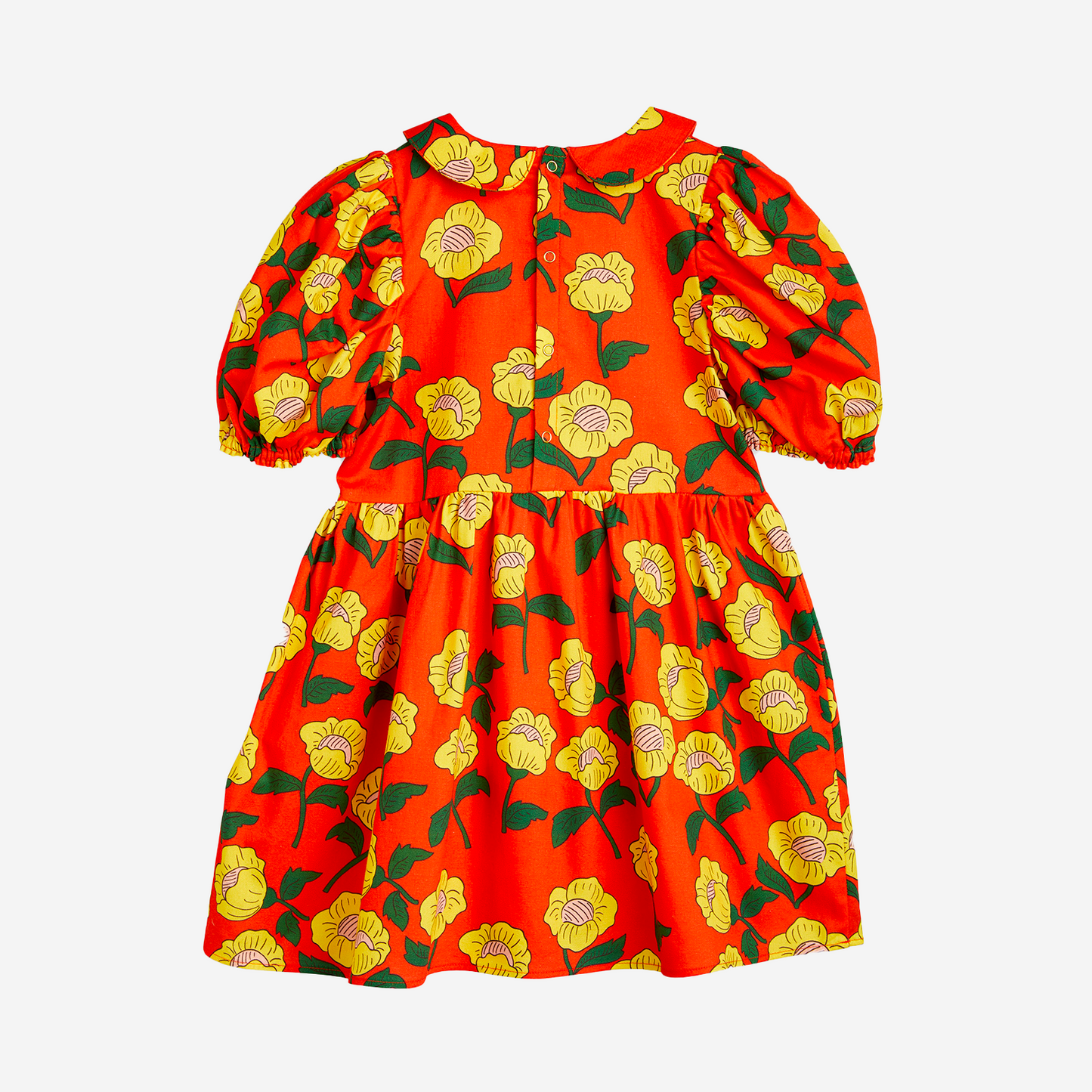 FLOWERS WOVEN DRESS