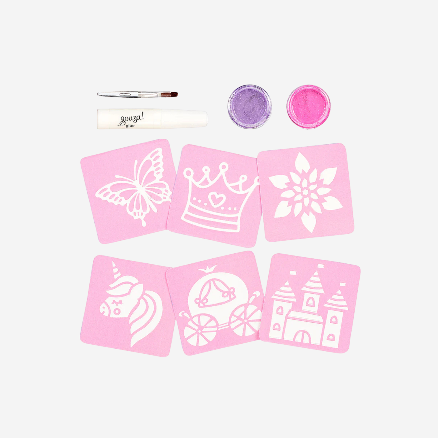 GLITTER TATTOO SET PRINCESS