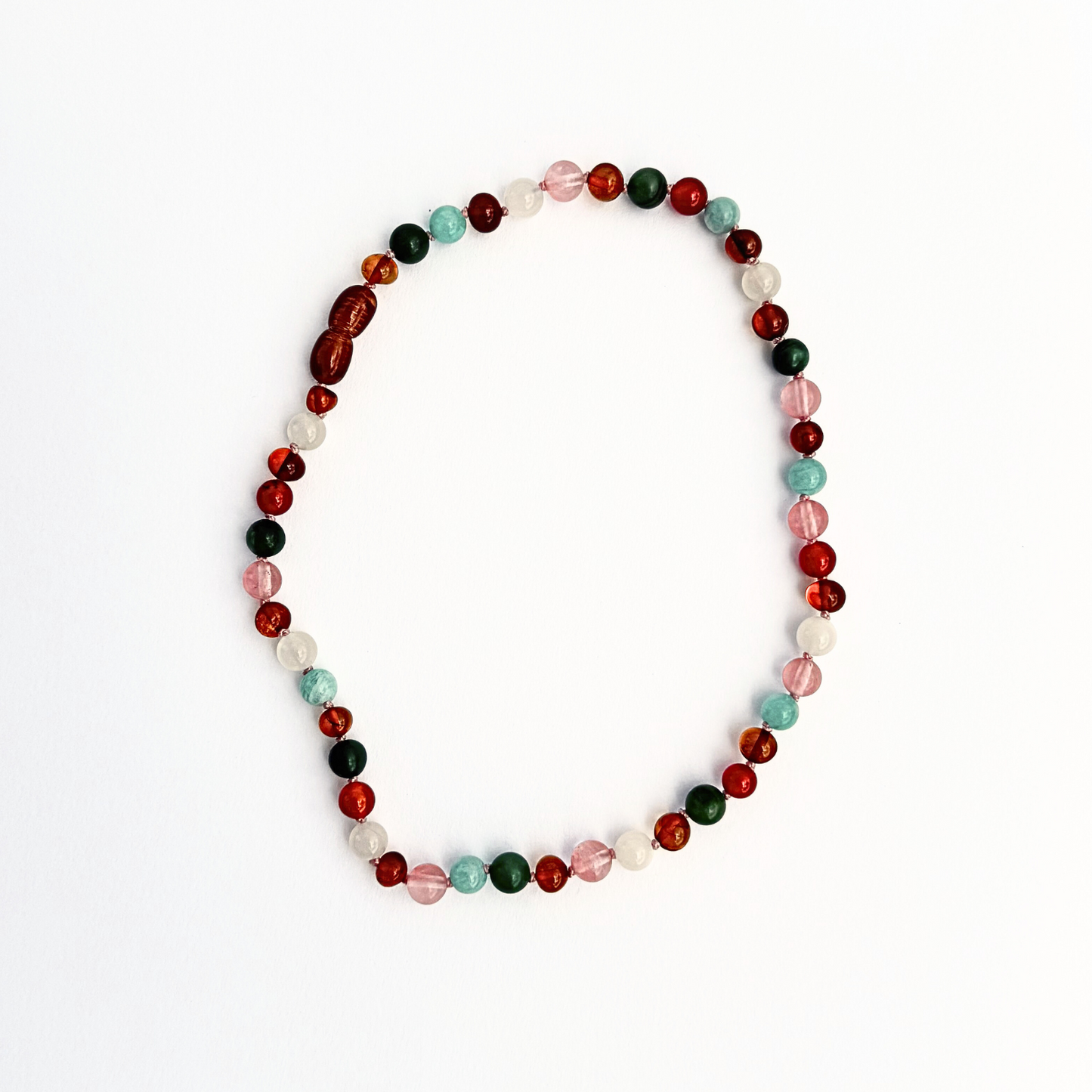 LA LUNA AMBER KIDS NECKLACE - COLORFUL