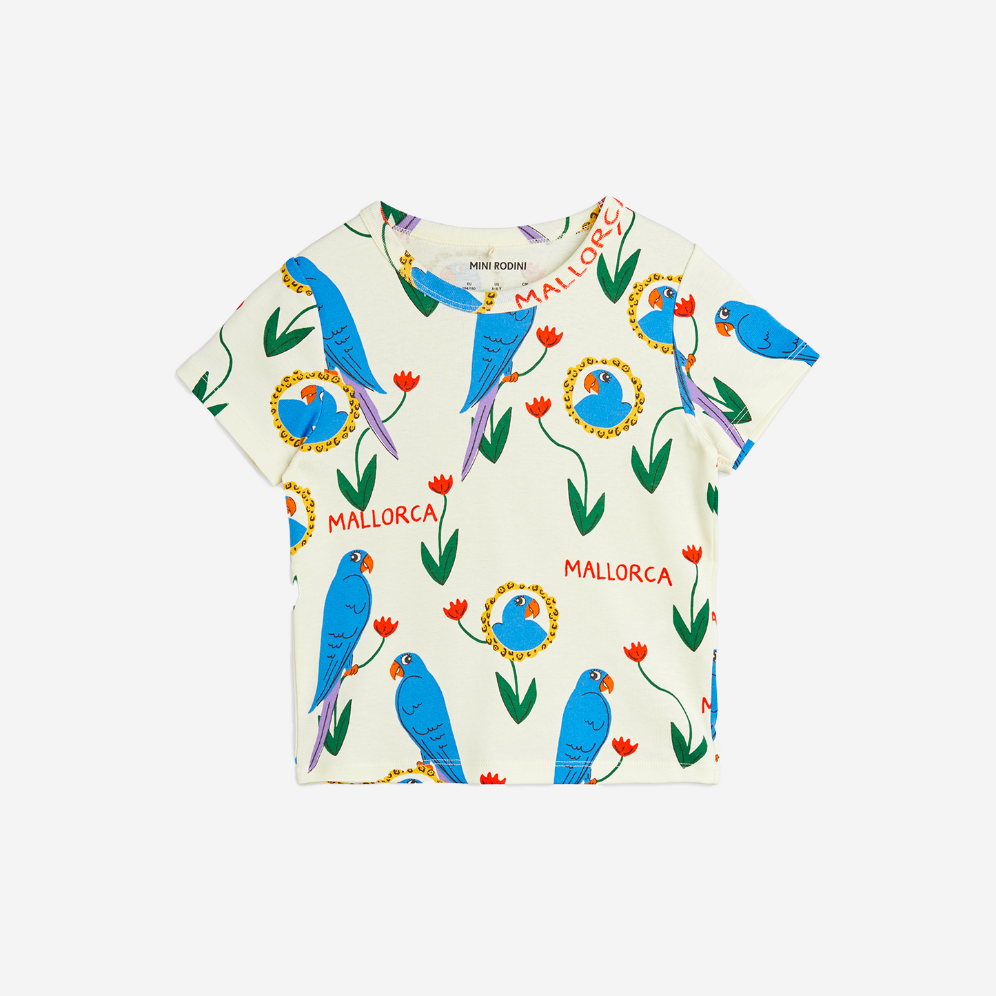 MINI RODINI | Parrots Tee Multi