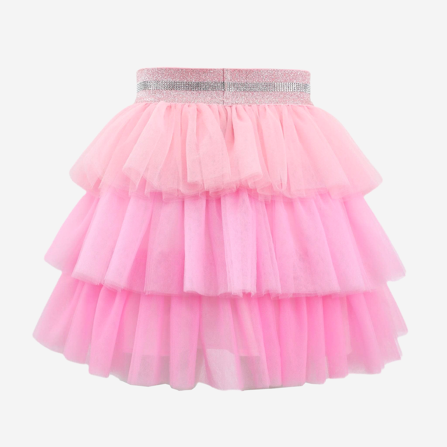 ROZE OMBRÉ GELAAGDE ROK