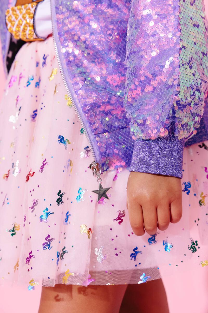 REGENBOOG METALLIC EENHOORN TUTU