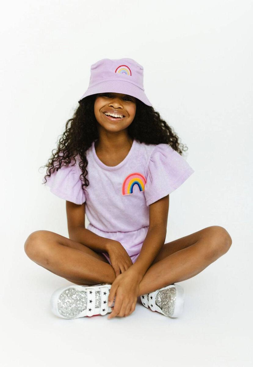 TERRY RAINBOW ROMPER