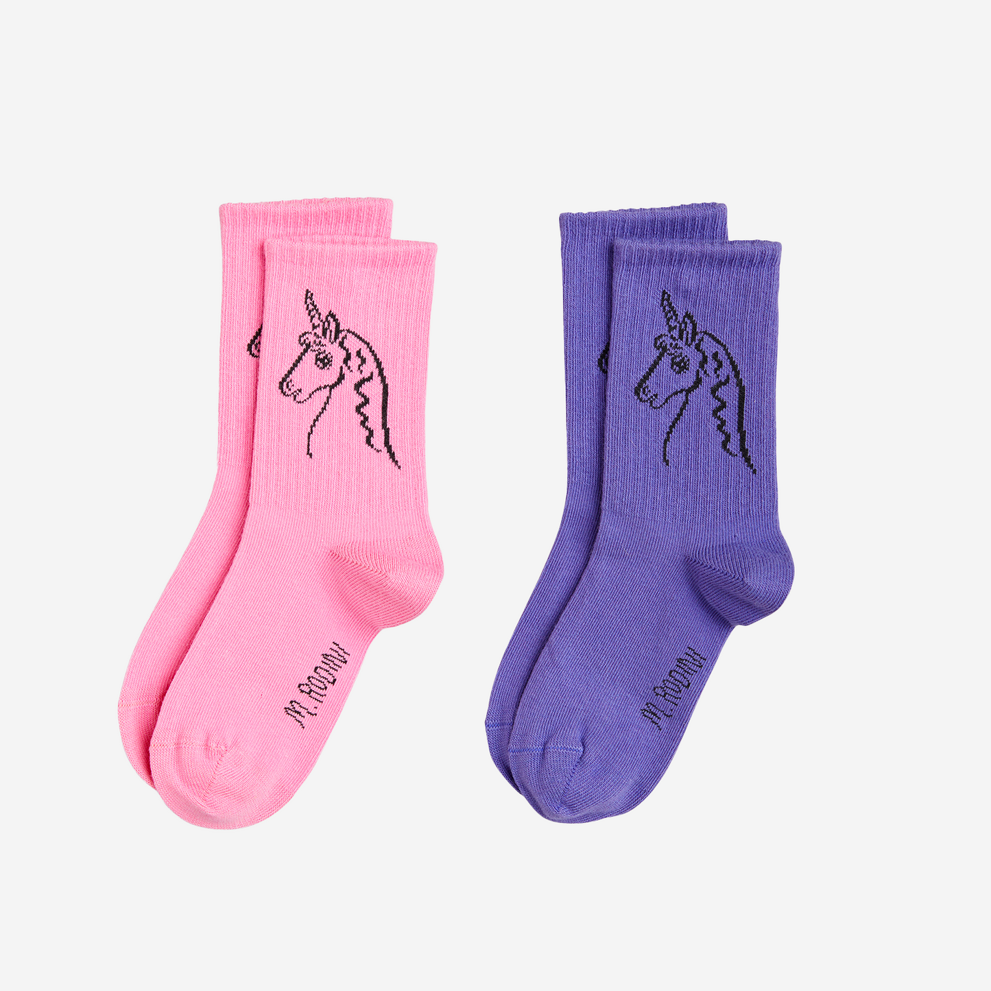 MINI RODINI | Scottish unicorns socks 2-pack