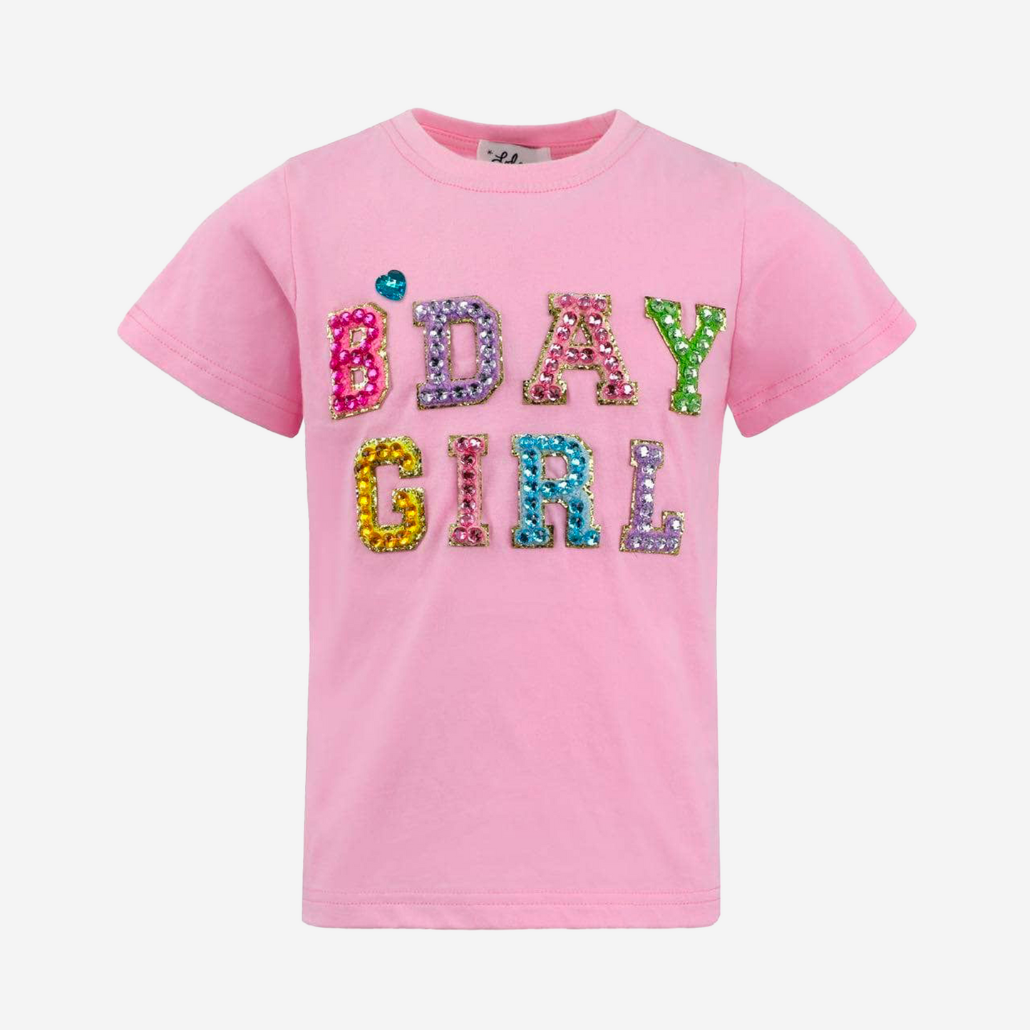 LOLA AND THE BOYS | Pink Birthday Girl Gem T-Shirt