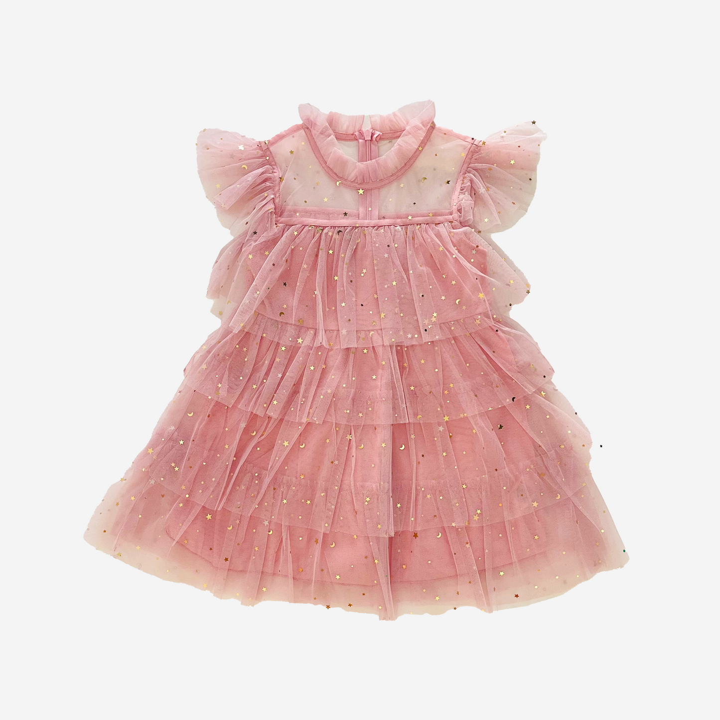 LAYERED HEM STAR DRESS