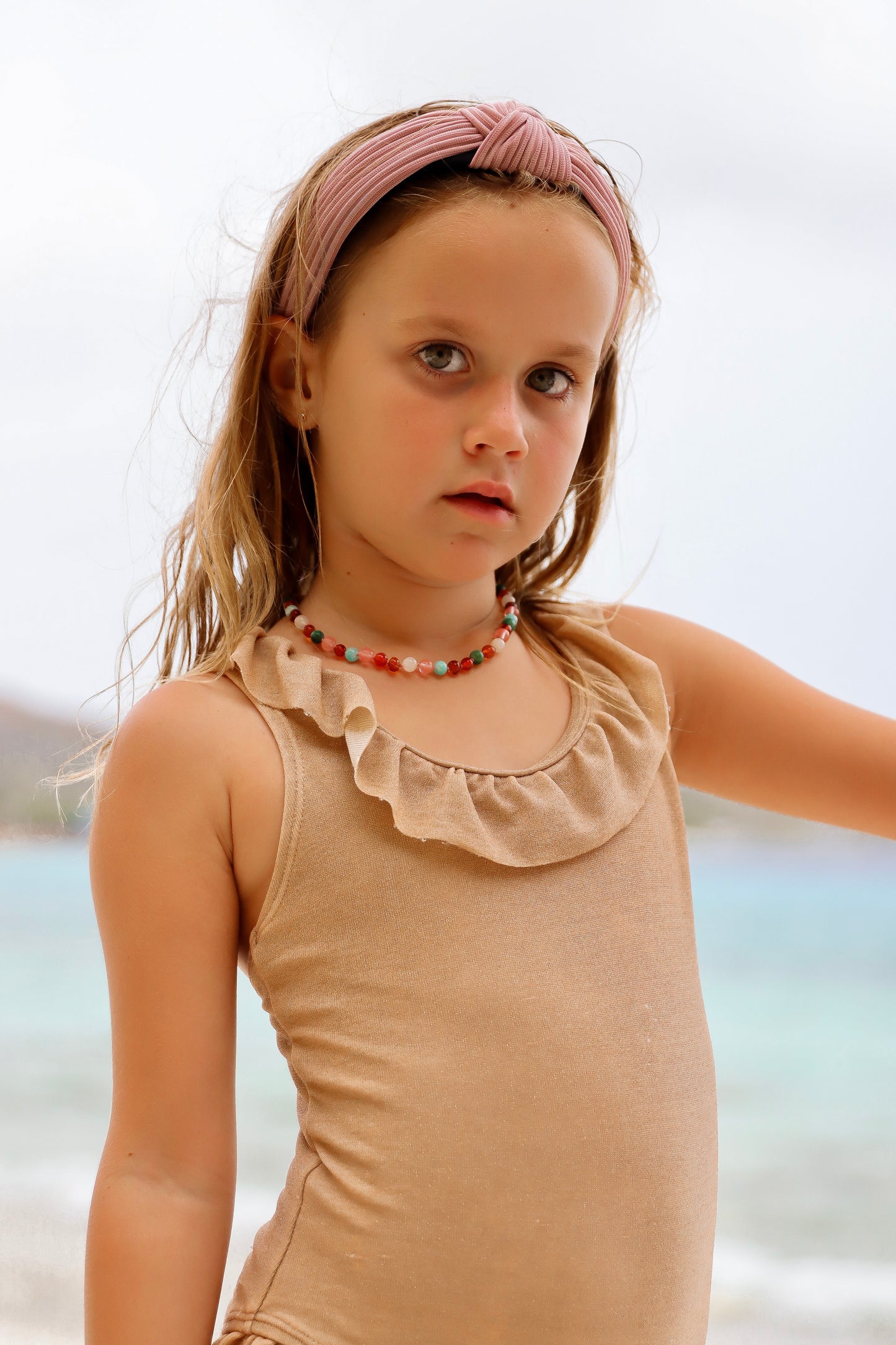LA LUNA AMBER KIDS NECKLACE - COLORFUL