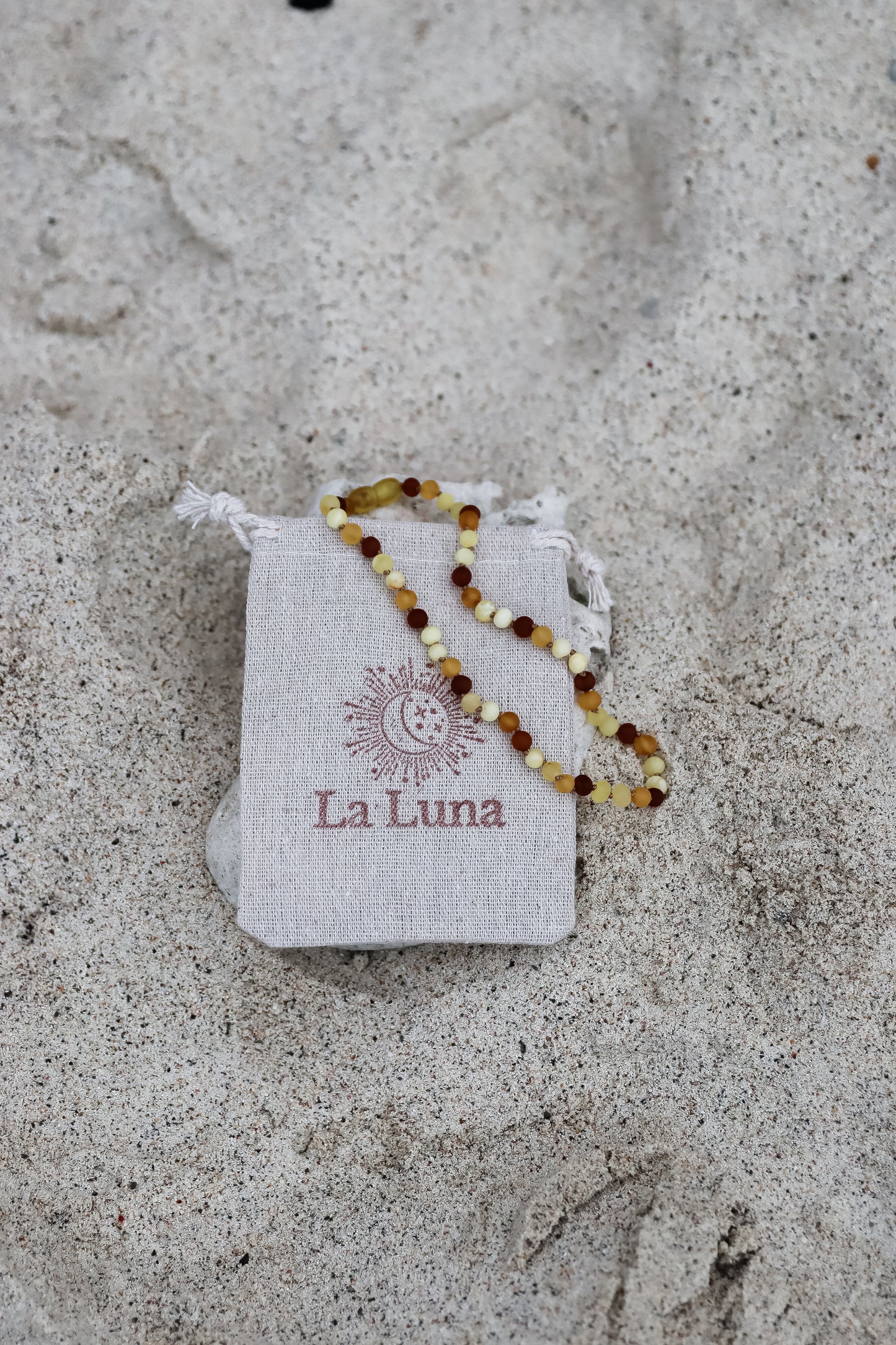 LA LUNA AMBER BABY NECKLACE - MIX