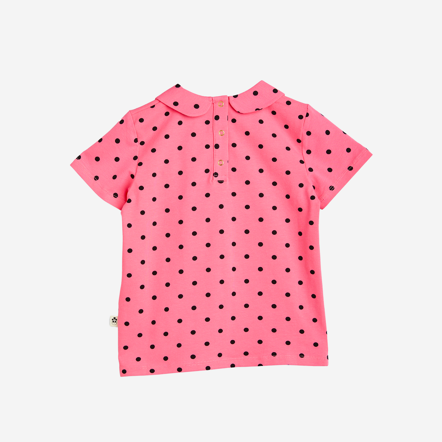 T-shirt met stippenkraag