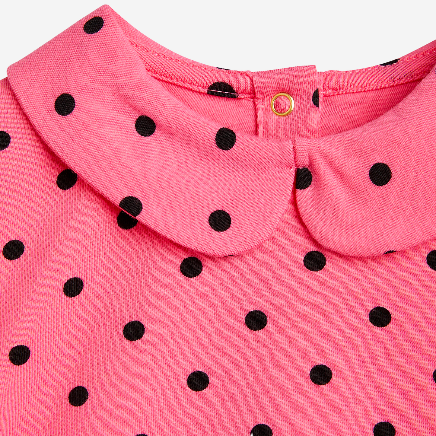 T-shirt met stippenkraag