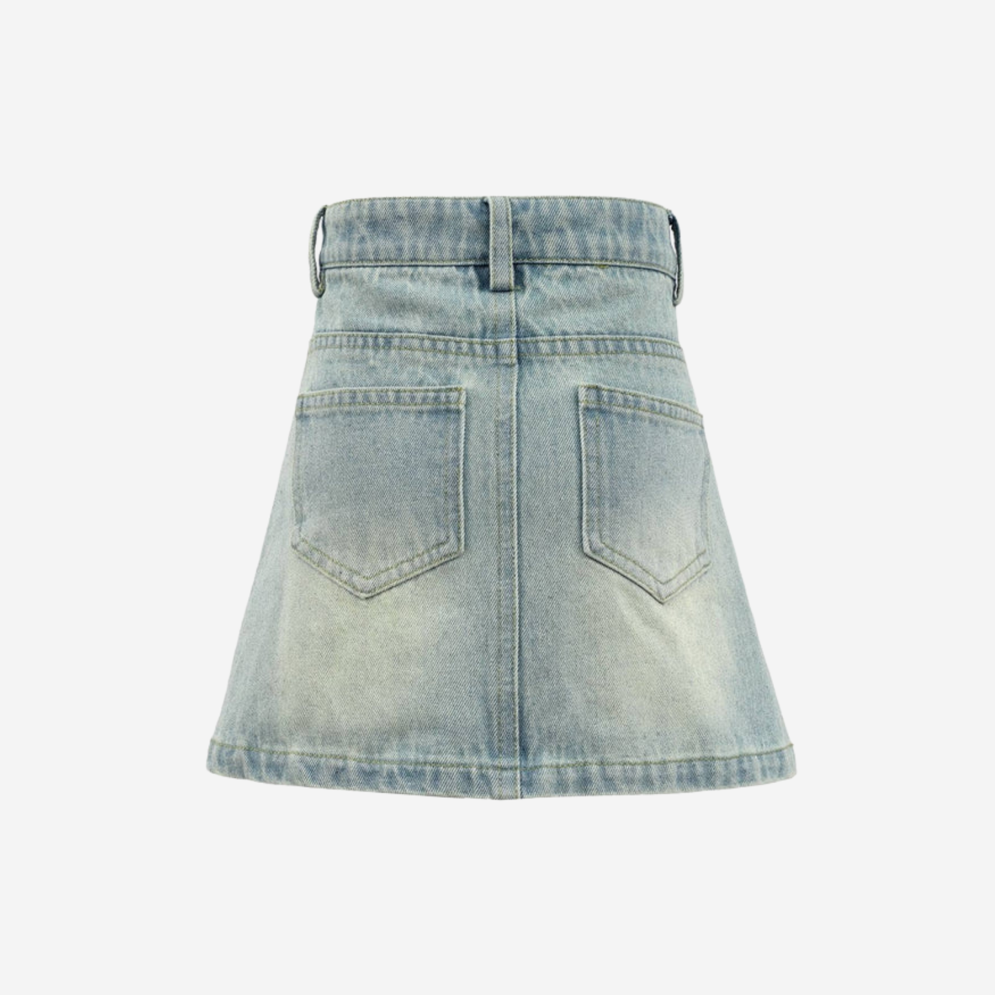 CUTIE BOWS DENIM SKIRT
