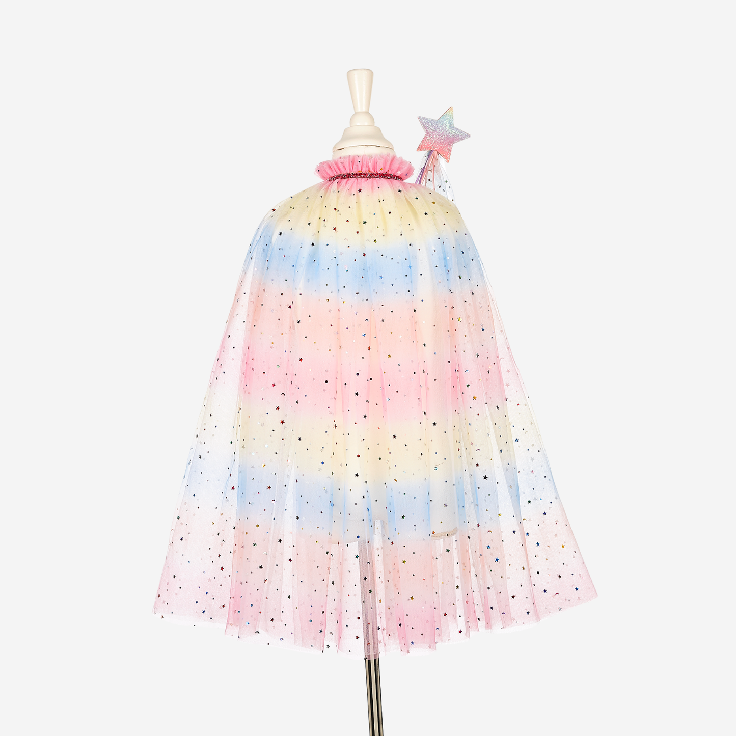 UNICORN CAPE + TIARA + WAND SET