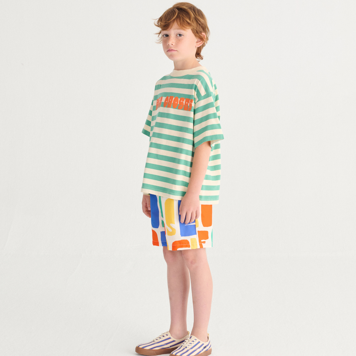 BOBO CHOSES COLOR ALL OVER SWIM BOARD SHORTS