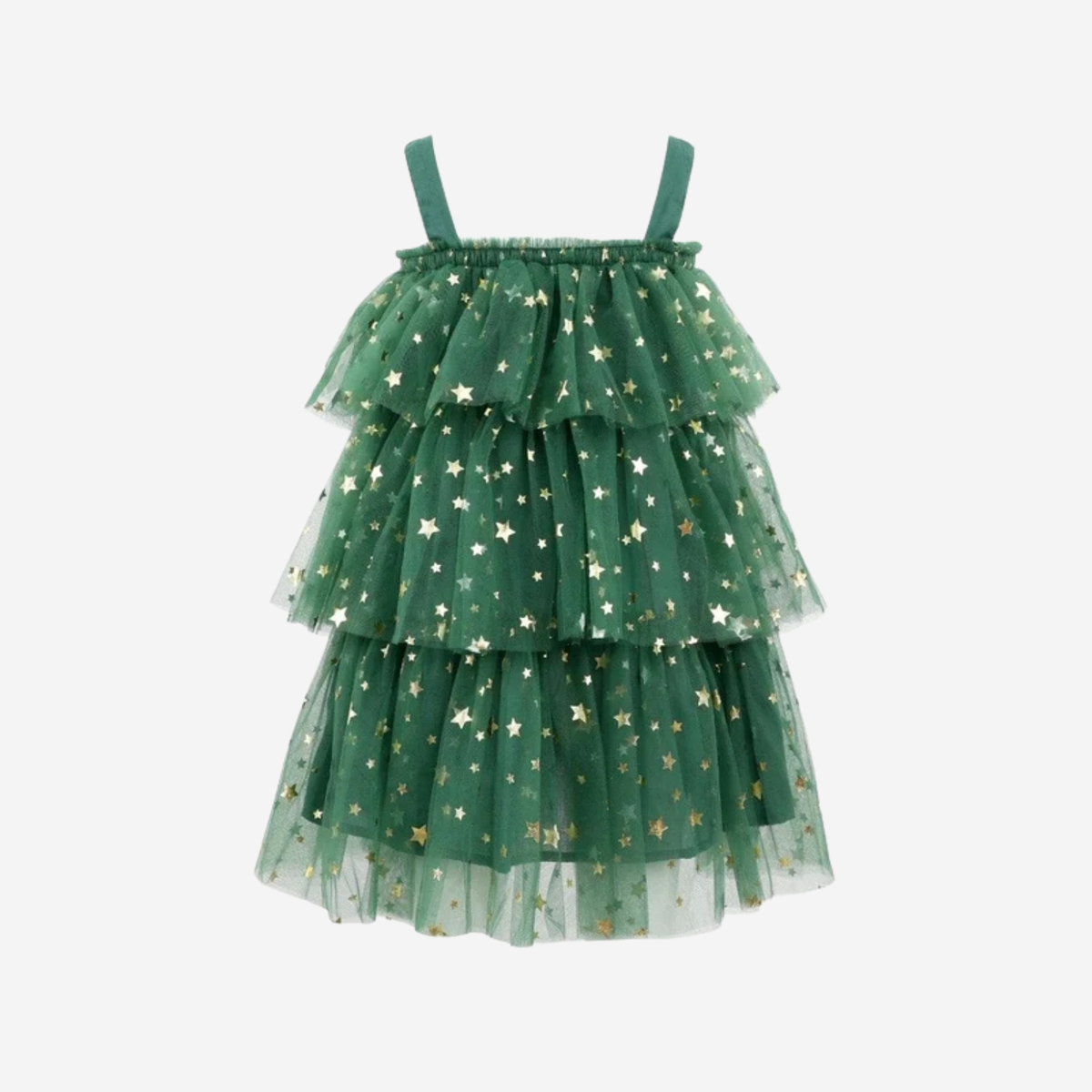 CHRISTMAS STARRY TULLE DRESS