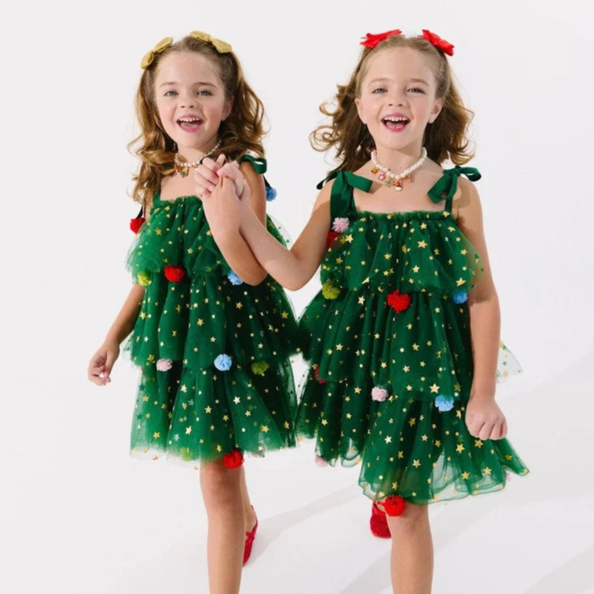 CHRISTMAS STARRY TULLE DRESS