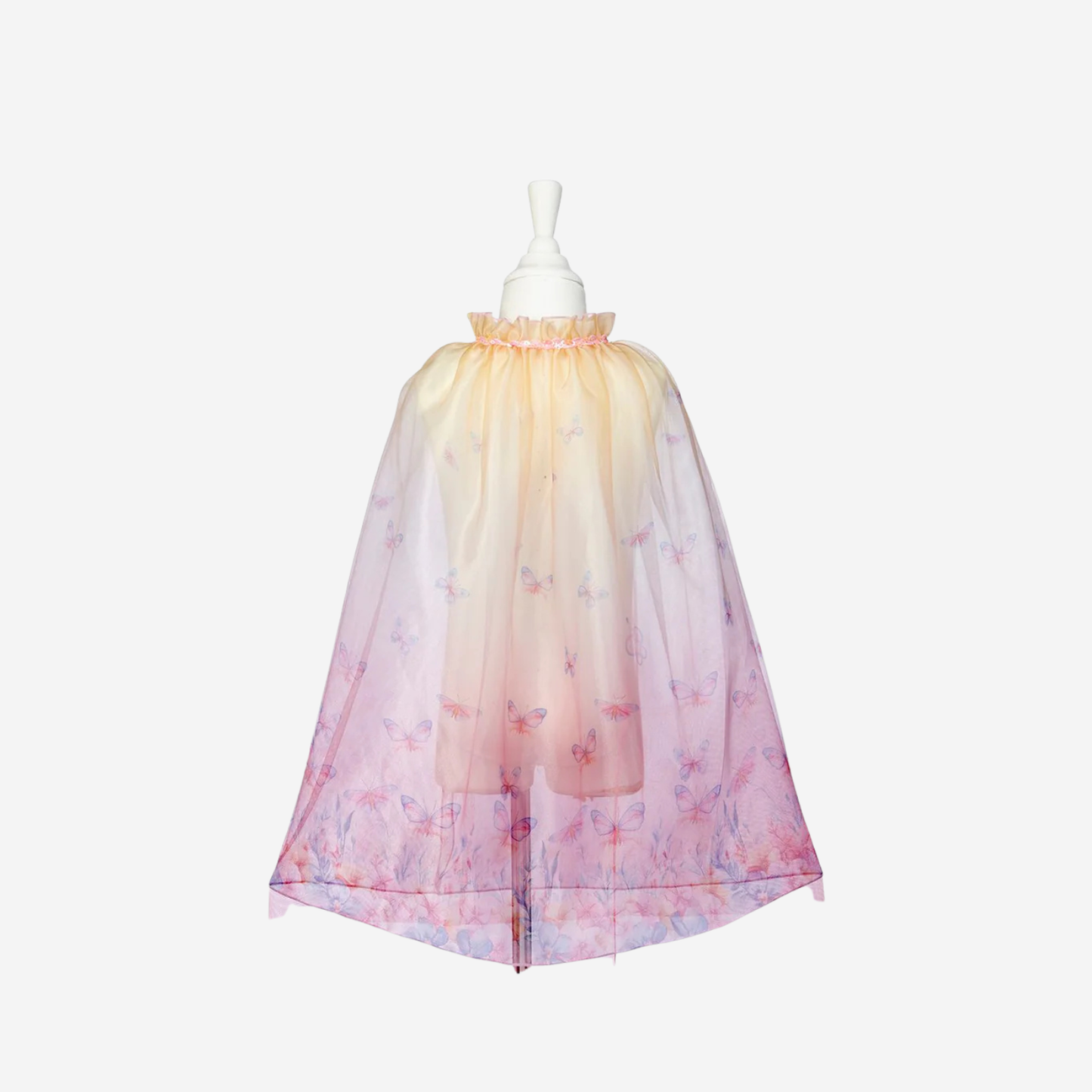 DANAE BUTTERFLY CAPE + HEADBAND + WAND (1 SET), 5-7 YRS