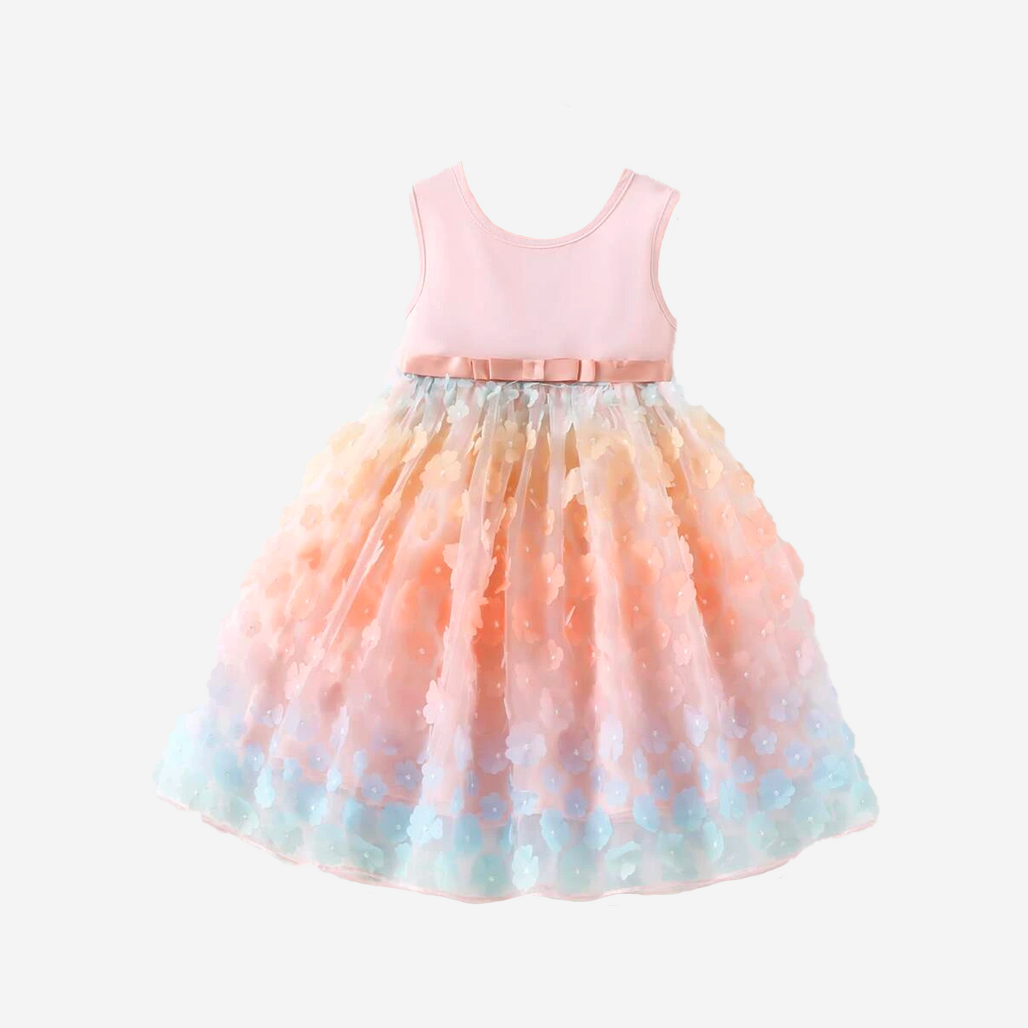 FLOWERS BOW DRESS