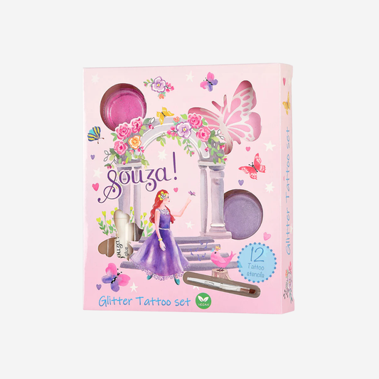 GLITTER TATTOO SET PRINCESS
