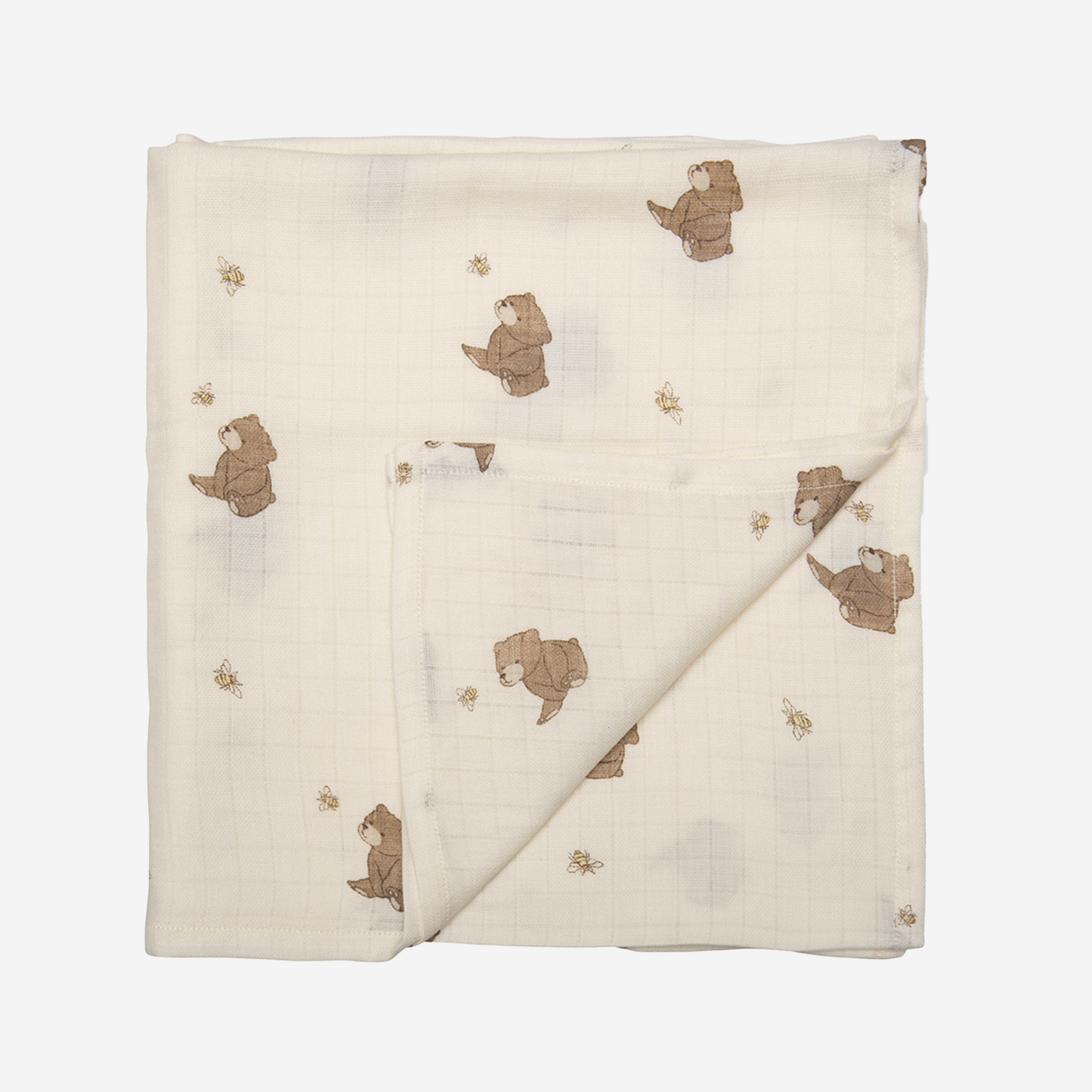 MUSLIN SWADDLE BEES AND BEARS