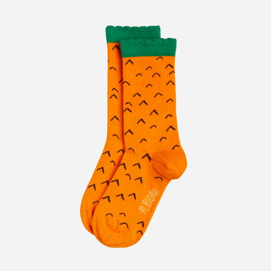 PINEAPPLE SCALLOP SOCKS 1-PACK