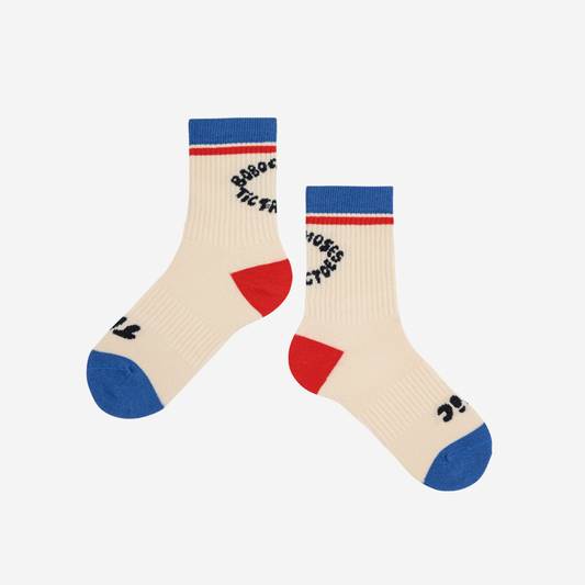 TIC TAC TOE COLOR BLOCK LONG SOCKS