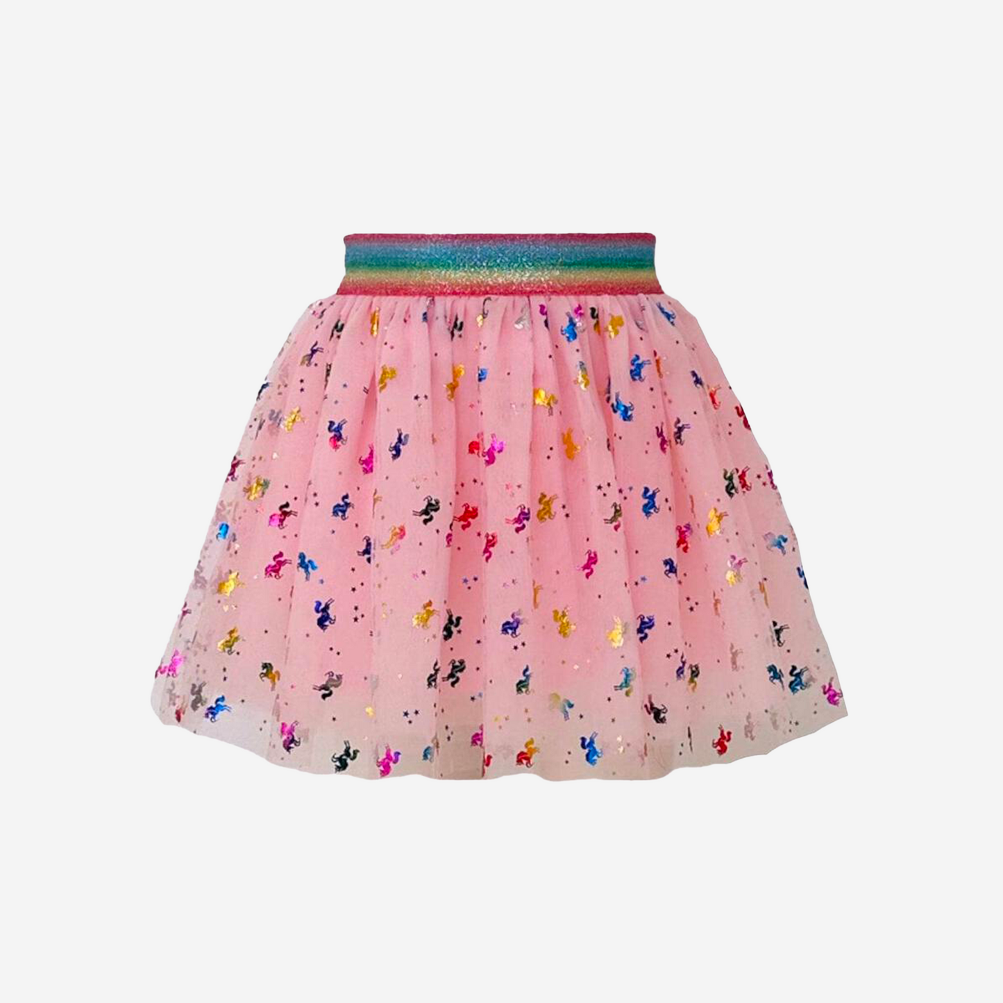 RAINBOW METALLIC UNICORN TUTU