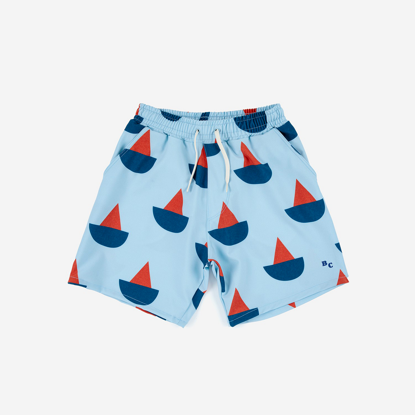 SAIL BOAT ALL OVER SWIM BERMUDA SHORTS