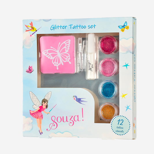 GLITTER TATTOO SET